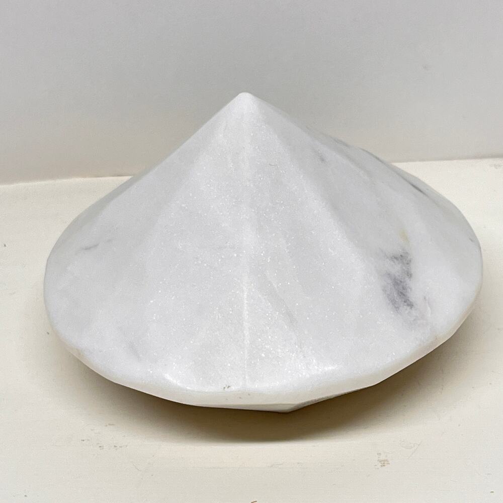 Geometric Diamond Shaped Marble Paperweight